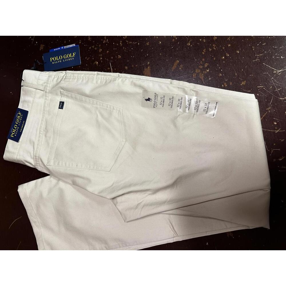 Polo Ralph Lauren Golf Pants Tailored Fit Wicking Stretch Basic Sand 32x32 $125 - Picture 7 of 7